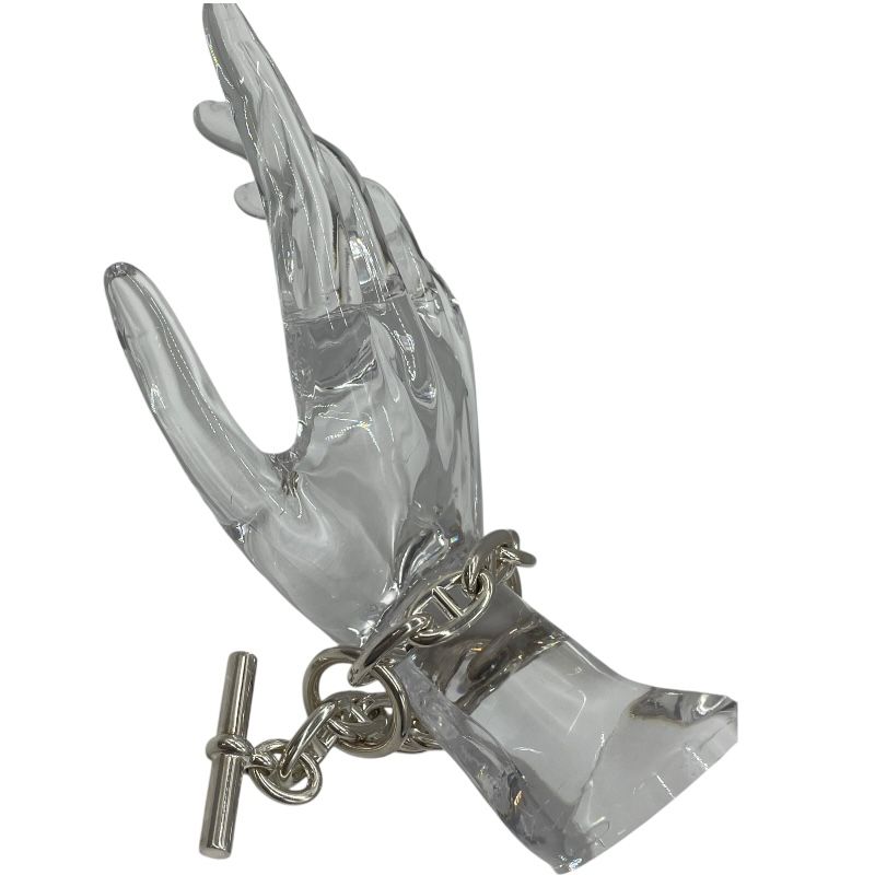 HERMES Silver Chaine d'Ancre GM Bracelet - Timeless Elegance