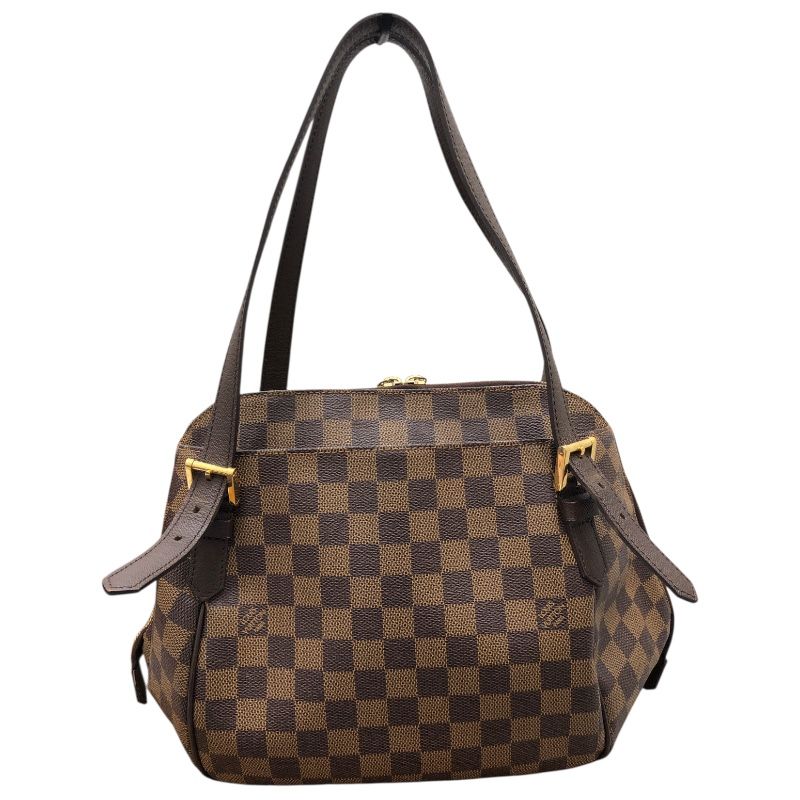 Louis Vuitton Belem MM Brown Damier Canvas Tote Bag - Timeless Elegance