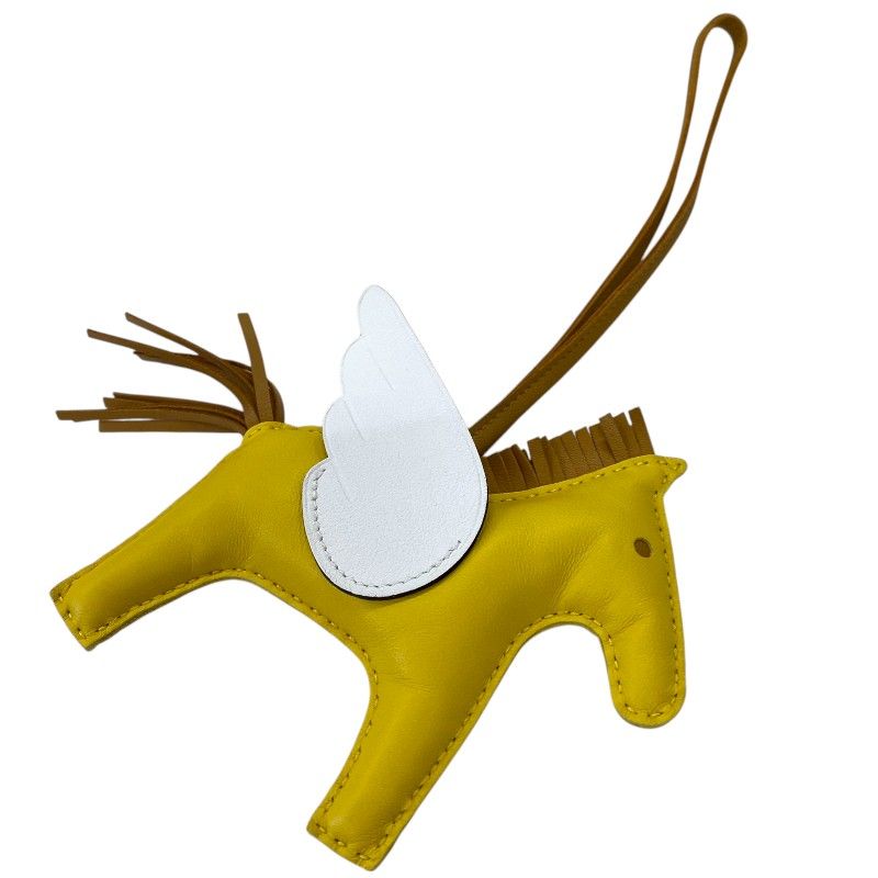 HERMES Rodeo Pegasus MM - Exclusive Yellow, Sesame & White Leather