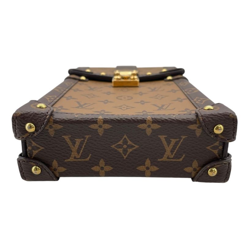 Louis Vuitton Monogram Trunk Vertical Pochette - Unisex Luxury Shoulder Bag