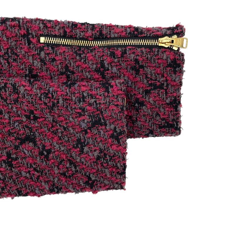 Louis Vuitton Bordeaux Tweed Coat - Exquisite Women's Outerwear