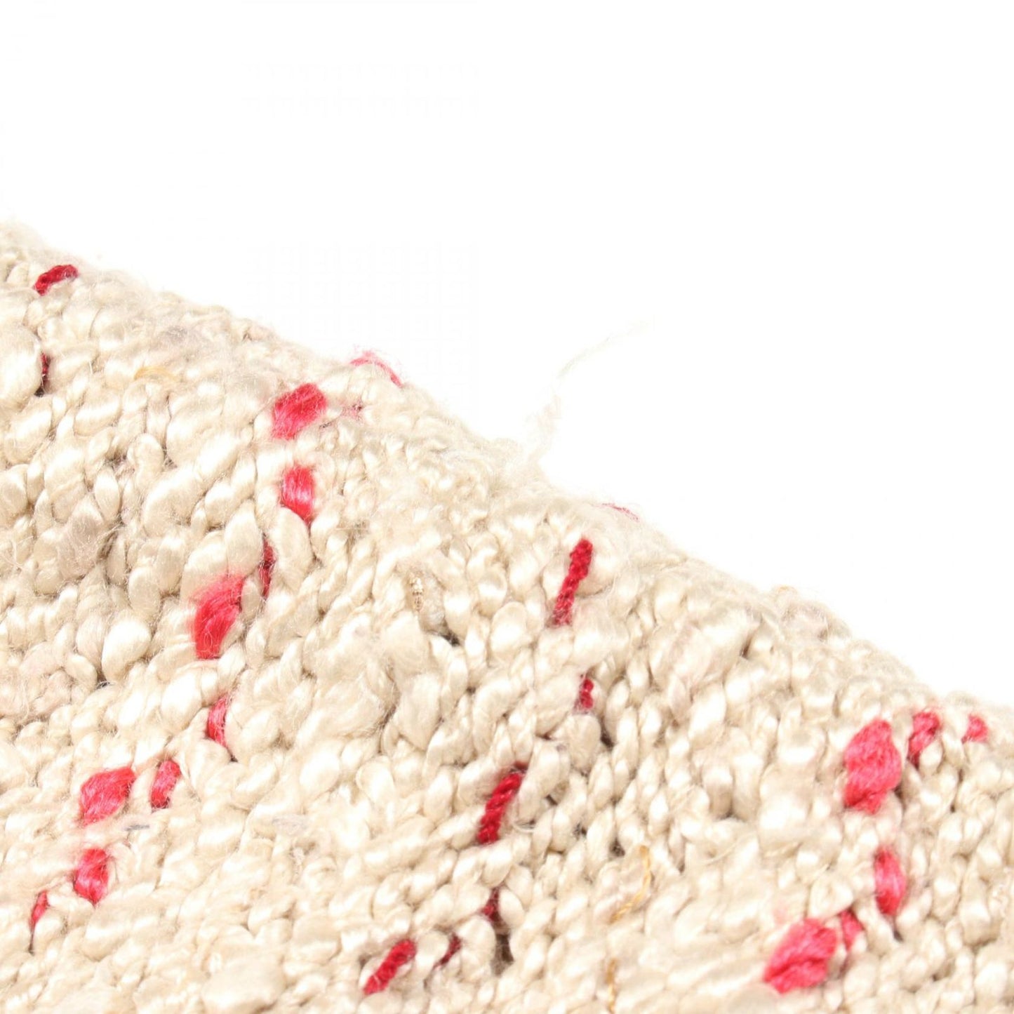 CHANEL Silk Wool Knit Skirt - Timeless Elegance in Beige & Red