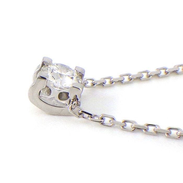 Cartier C de Setting Solitaire Necklace with 0.18ct Diamond