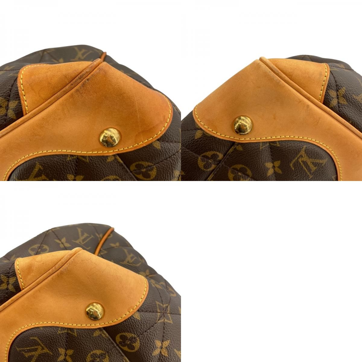 Louis Vuitton Monogram Canvas Shopper Handbag - Brown