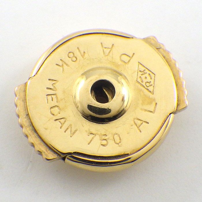 Chanel Camellia Flower Hoop Earrings in 18K Yellow Gold