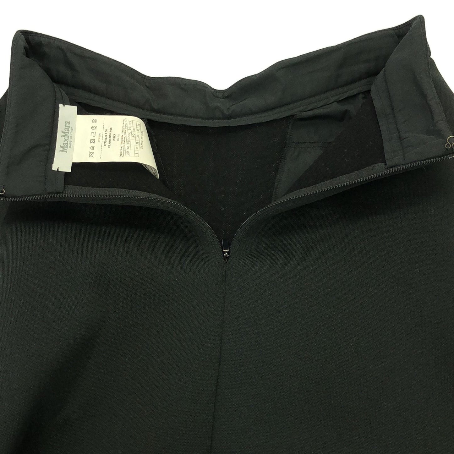 MAX MARA Elegant Black Polyester Skirt - Size 40