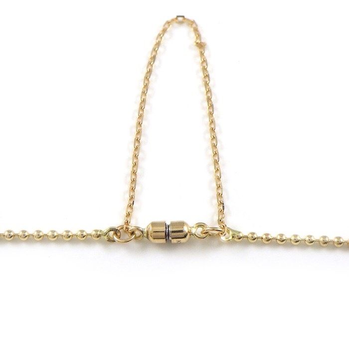 Exquisite K10 Yellow Gold Ball Bracelet with 5 Motifs