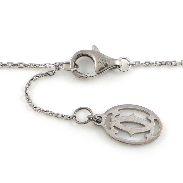 Cartier Symbol Cross Bracelet with Diamonds in K18 White Gold