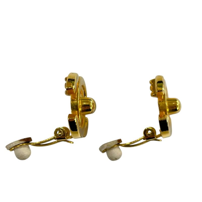 CHANEL Coco Mark Turn Lock Earrings in Gold Metal - Exquisite Elegance