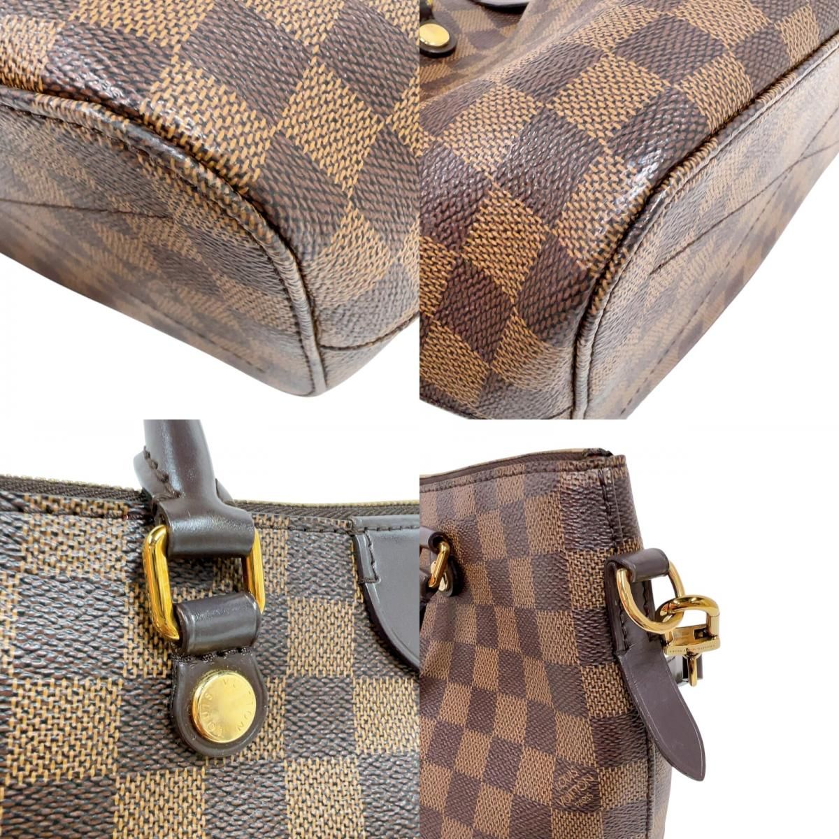 Louis Vuitton Siena PM Brown Damier Shoulder Bag with Gold Hardware