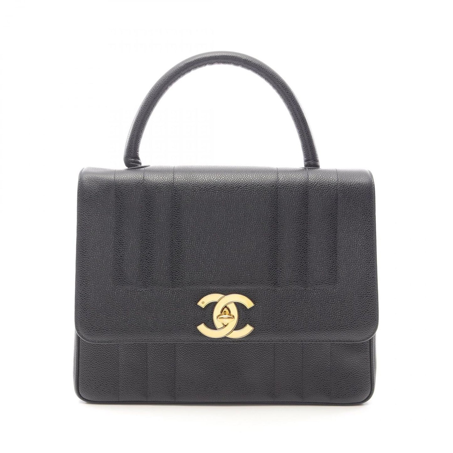 CHANEL Mademoiselle Black Calfskin Handbag - Timeless Elegance