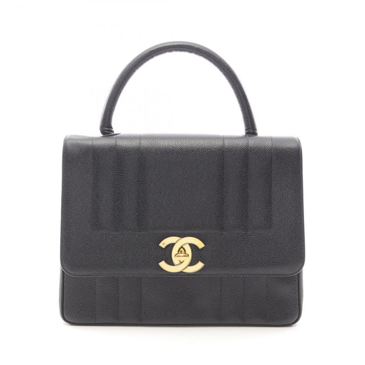 CHANEL Mademoiselle Black Calfskin Handbag - Timeless Elegance