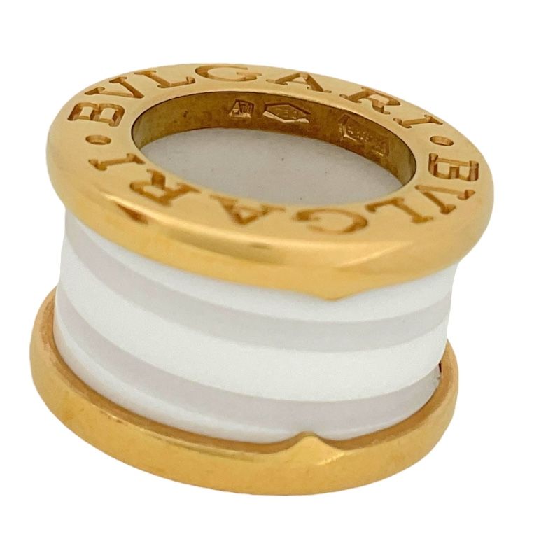 BVLGARI B.zero1 Necklace K18PG & White Ceramic - Timeless Elegance