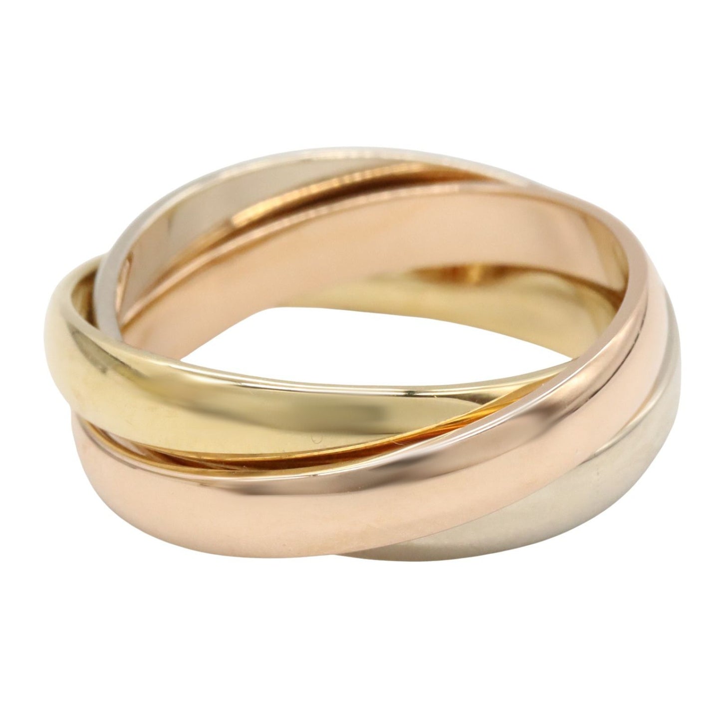 CARTIER Trinity Ring in K18 Yellow, White & Pink Gold - Size 8