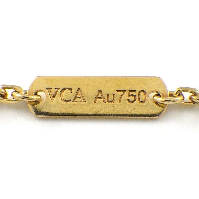 Van Cleef & Arpels Vintage Alhambra Necklace in K18 Yellow Gold