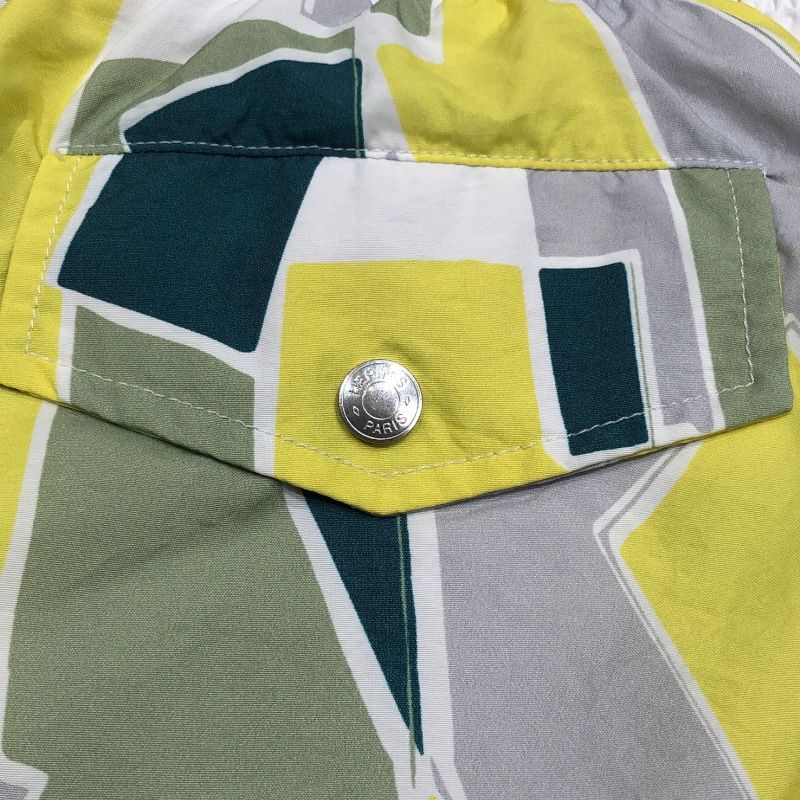 HERMES Patterned Swim Shorts - Exclusive Men's Nylon Collection