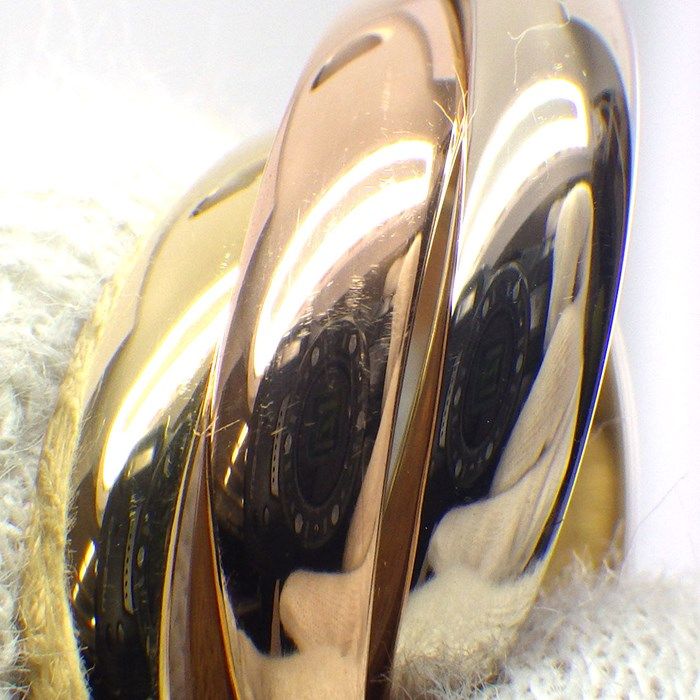 Cartier Trinity Ring in Three Colors of Gold - Size 10