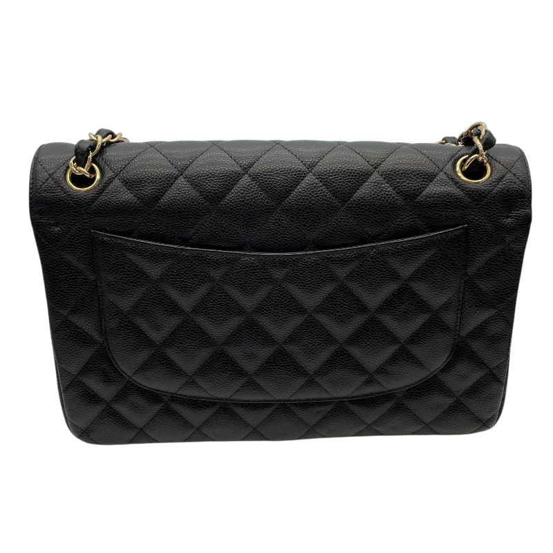 CHANEL Matelassé 30 Black Caviar Skin Shoulder Bag