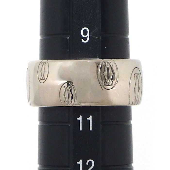 Cartier Happy Birthday Ring in K18 White Gold - Size 10