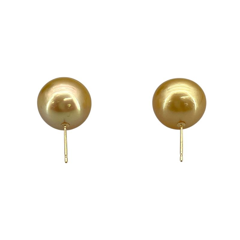 K18 Yellow Gold Pearl Earrings - Exquisite Luxury Jewelry