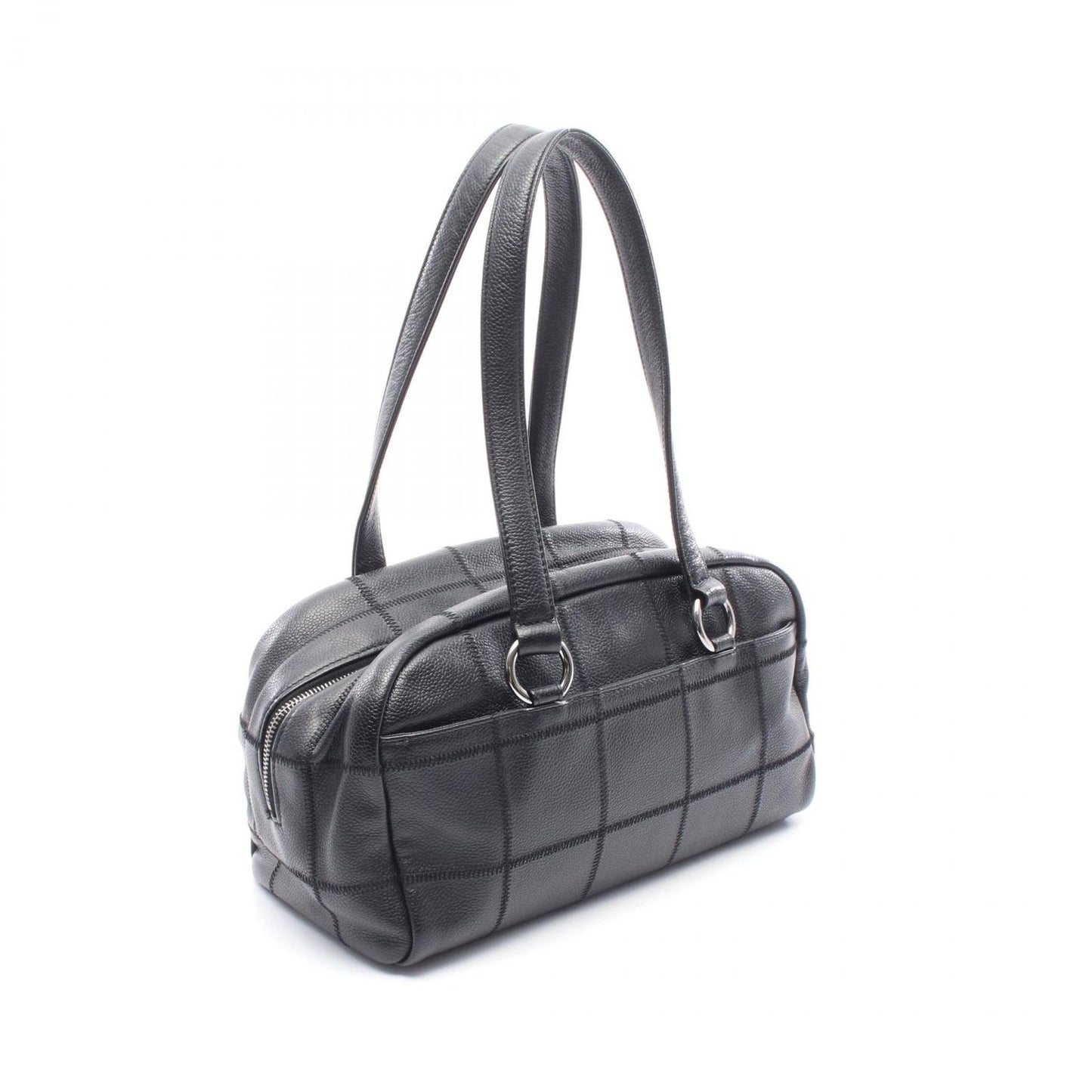 CHANEL Chocolate Bar Tote Bag in Black Caviar Leather