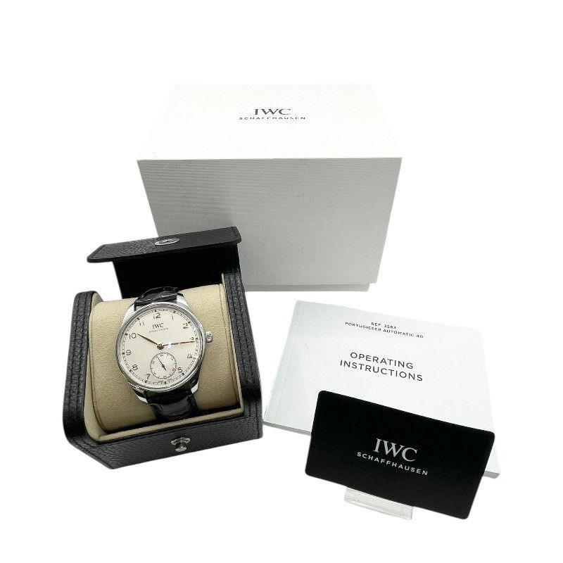 IWC Portugieser Automatic 40 IW358303 Silver Stainless Steel Watch