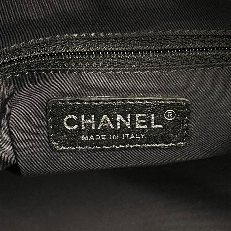 CHANEL Paris Biarritz Tote PM A34208 - Black & Silver Hardware