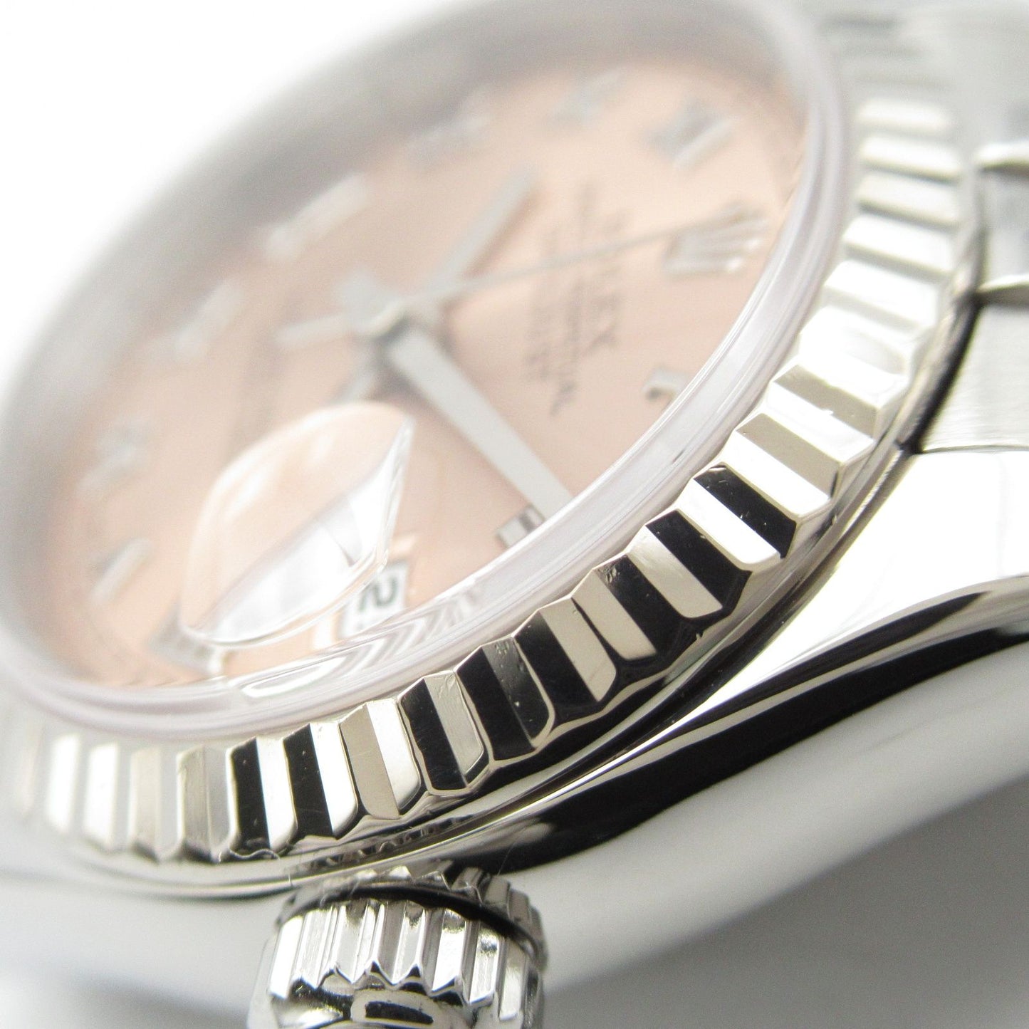 ROLEX Datejust 179174 K18WG White Gold & Stainless Steel Watch