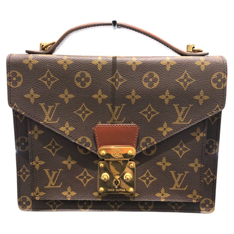 Louis Vuitton Monceau M51185 Brown Monogram Canvas Handbag