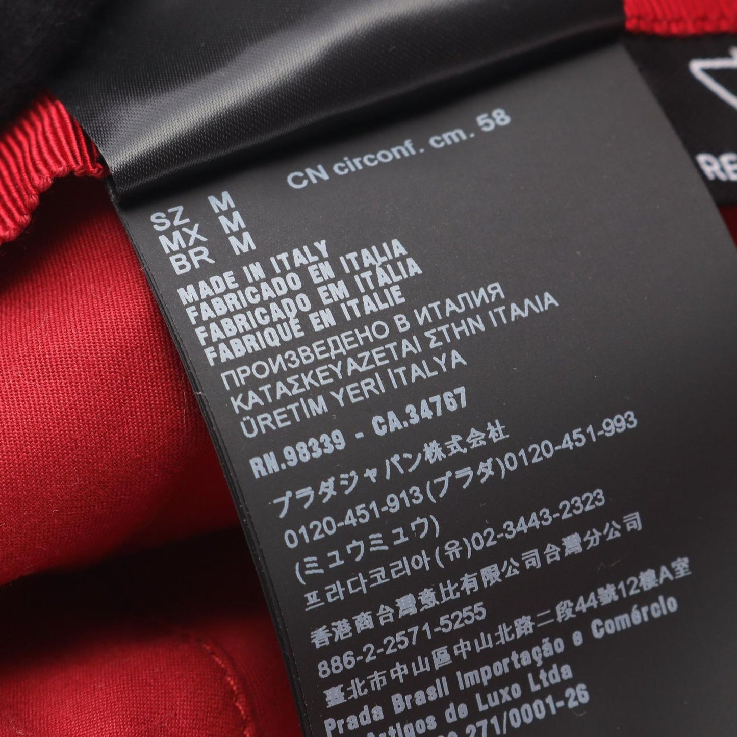 PRADA Re-Nylon Bucket Hat in Red - Unused Luxury Accessory