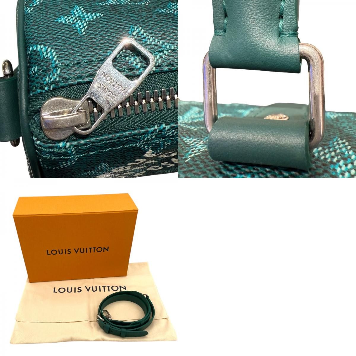 Louis Vuitton Monogram Heritage Keepall Bandoulière 25 - Green