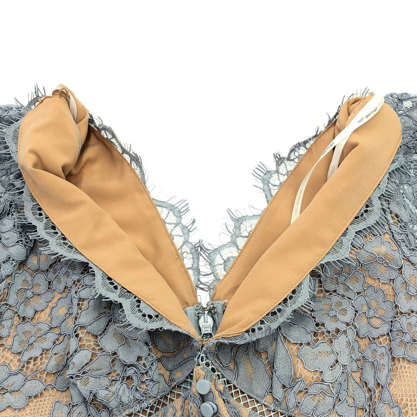 Self-Portrait Light Blue Lace Dress - Exquisite Elegance