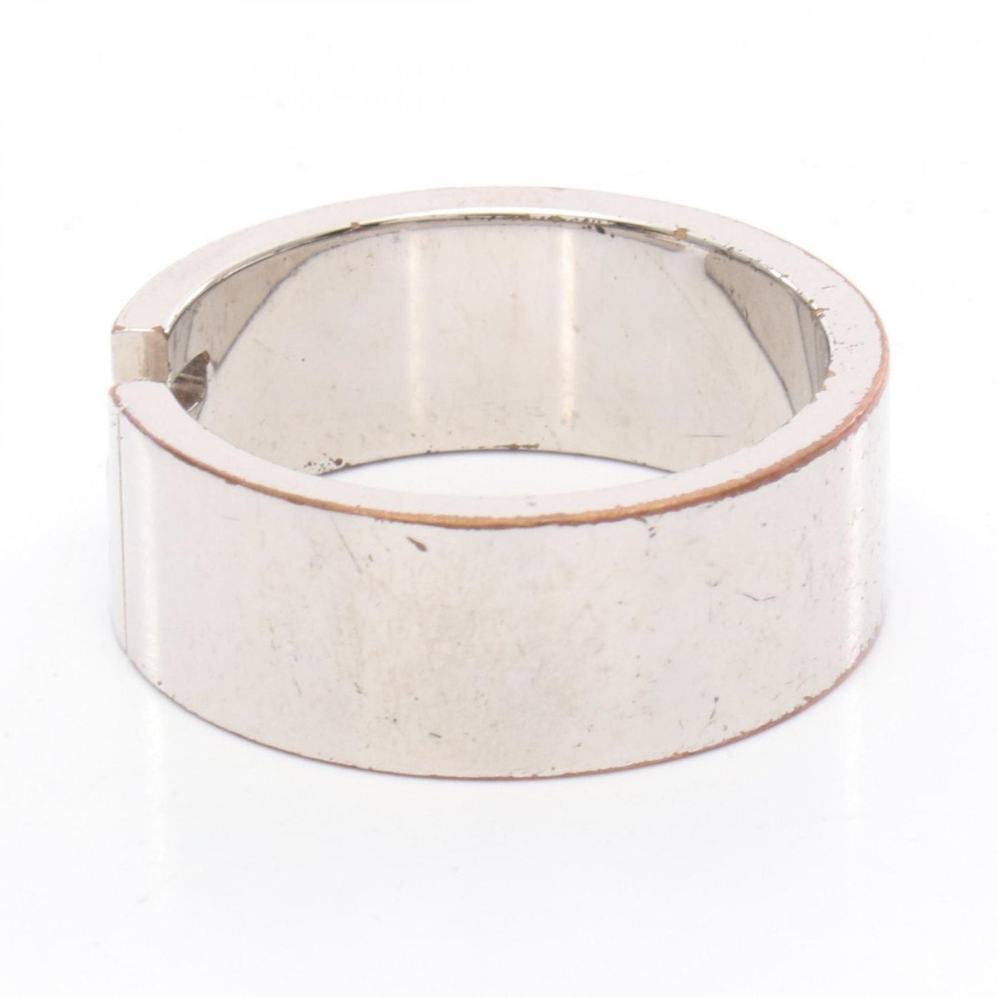FENDI FF Logo Ring in Stainless Steel - Size 24.5