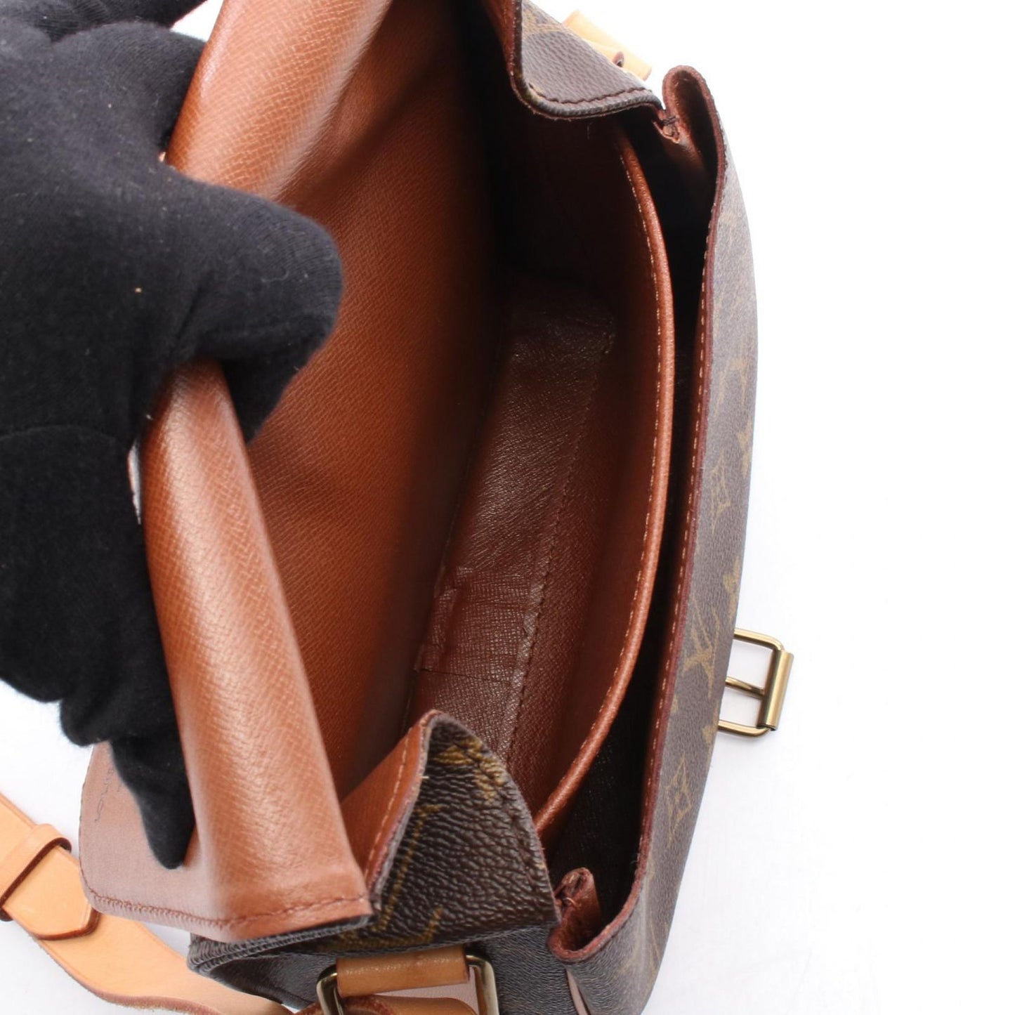 Louis Vuitton Monogram Canvas Cartouchière MM Shoulder Bag