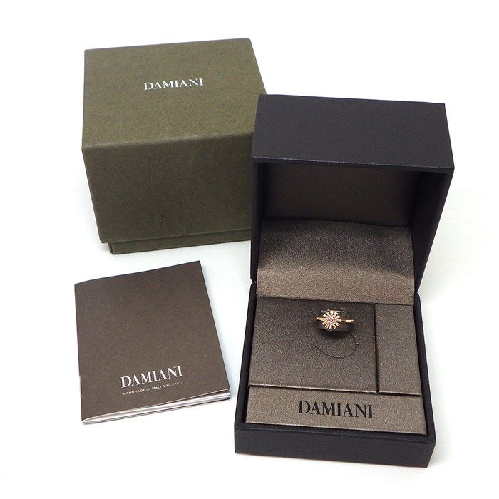 Damiani Marguerite Ring with Amethyst & Brown Diamonds - K18PG