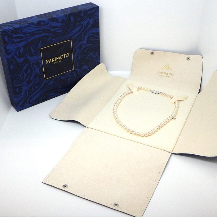 MIKIMOTO M Charm Akoya Pearl Necklace - Exquisite Craftsmanship
