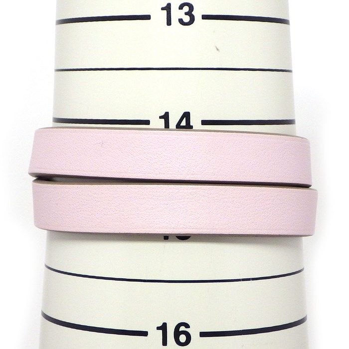 HERMES Mini Kelly Double Tour Bracelet in Mauve Pearl - 2023 Edition