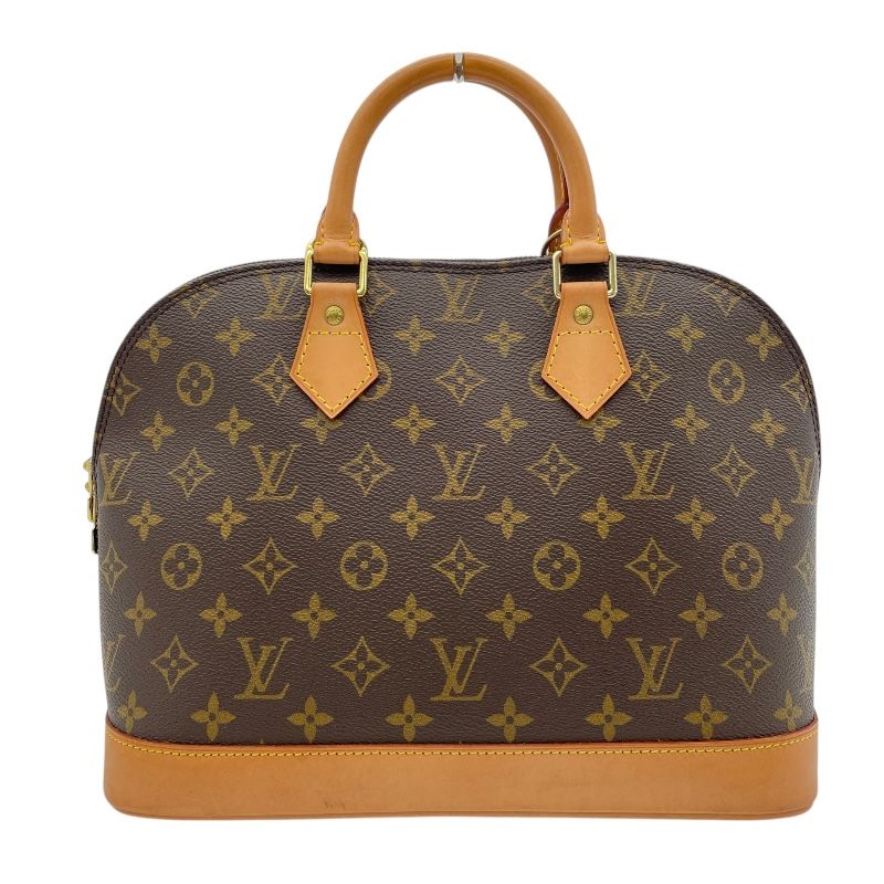 Louis Vuitton Alma M51130 Monogram Canvas Handbag - Brown