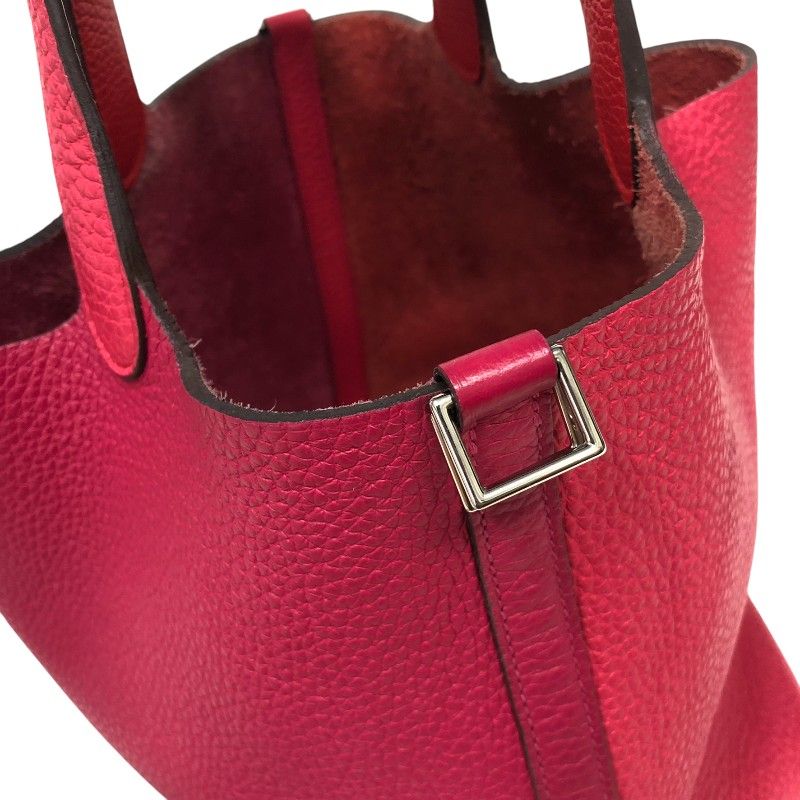 HERMES Picotin Lock MM Kazak - Rose Mexico & Rouge Extreme