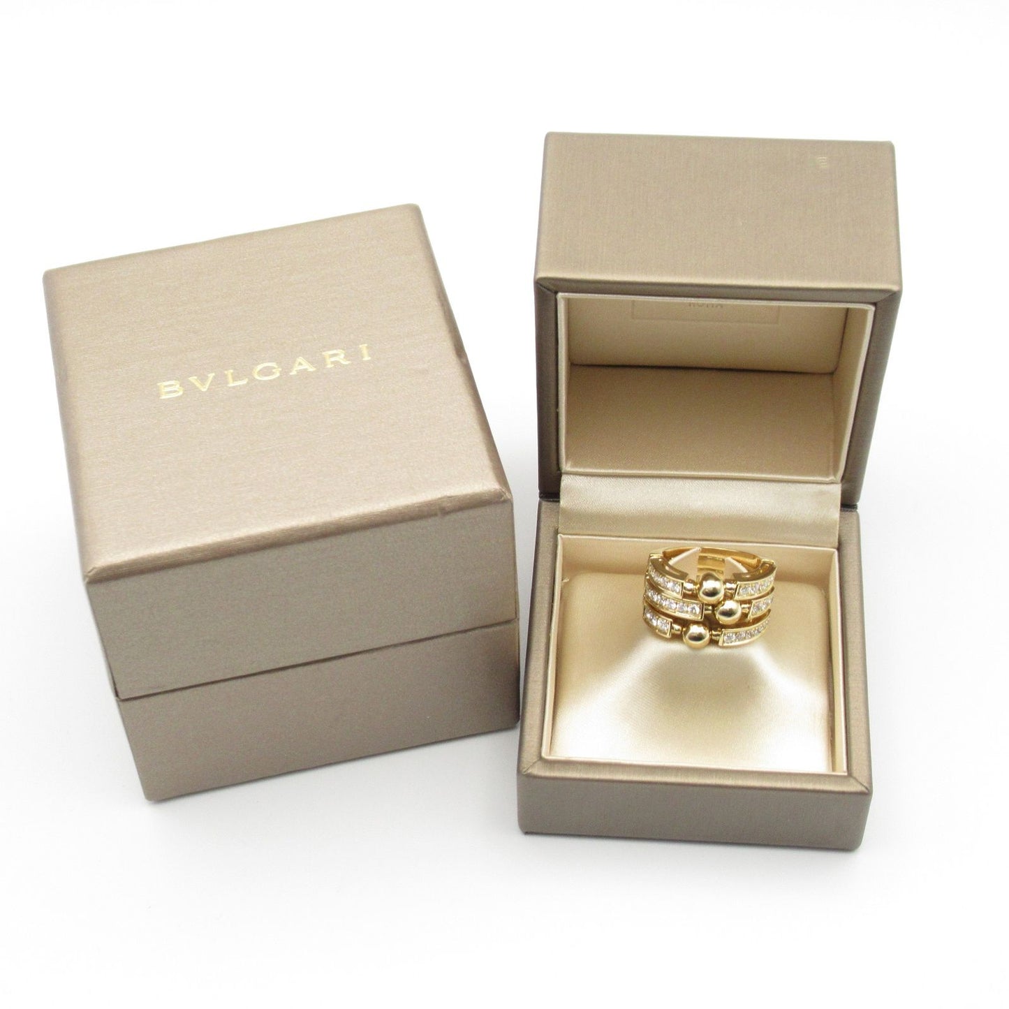 BVLGARI Allegra Diamond Ring in 18K Yellow Gold - Exquisite Craftsmanship