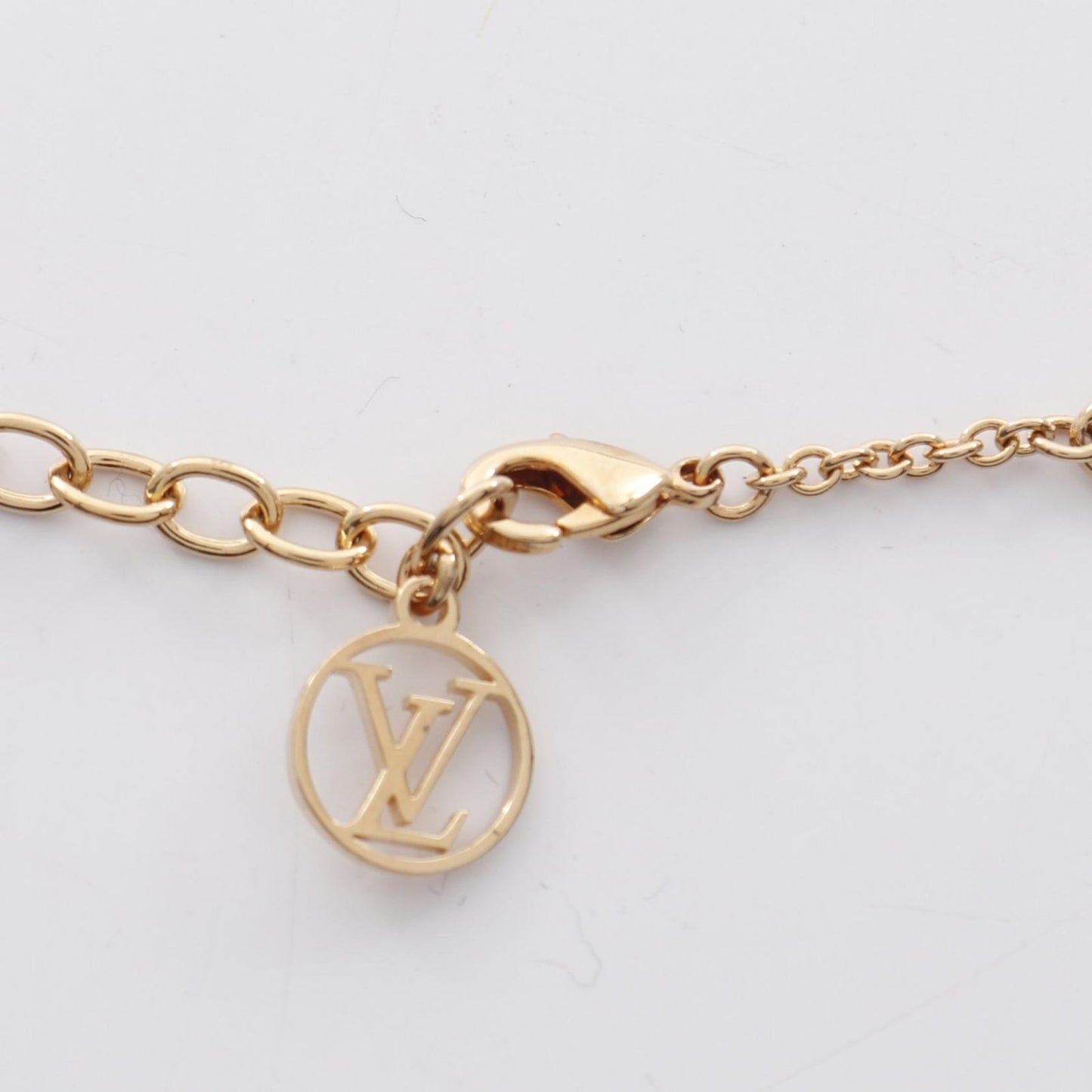 Louis Vuitton Iconic LV Necklace in Gold Plated Finish