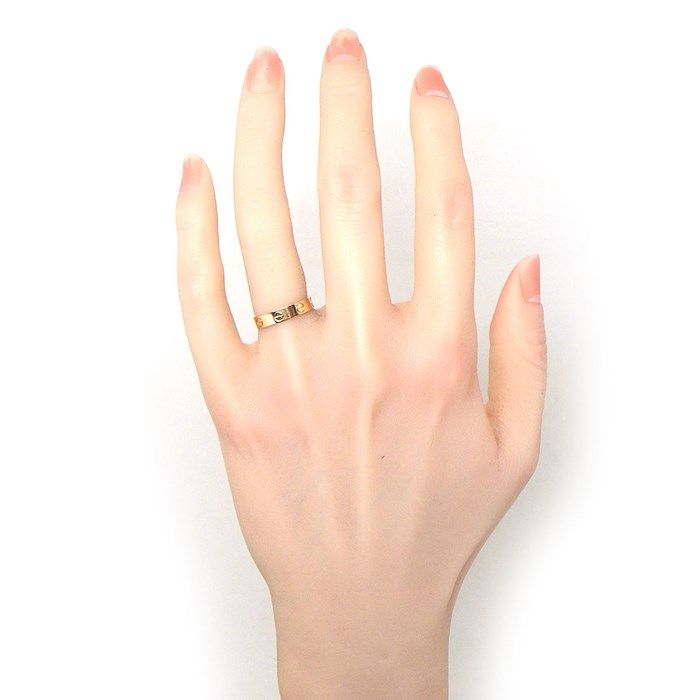 Cartier Love Ring Small Model K18 Pink Gold - Size 9