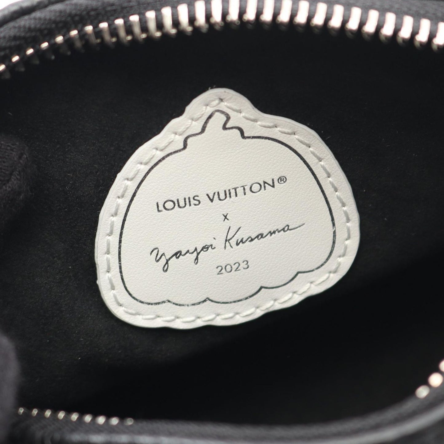 LOUIS VUITTON × Yayoi Kusama Nano Speedy Shoulder Bag - Black
