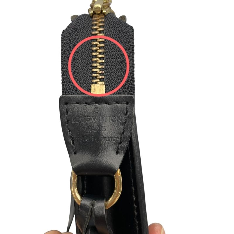 Louis Vuitton Pochette Accessoires M52942 Black Epi Leather Shoulder Bag