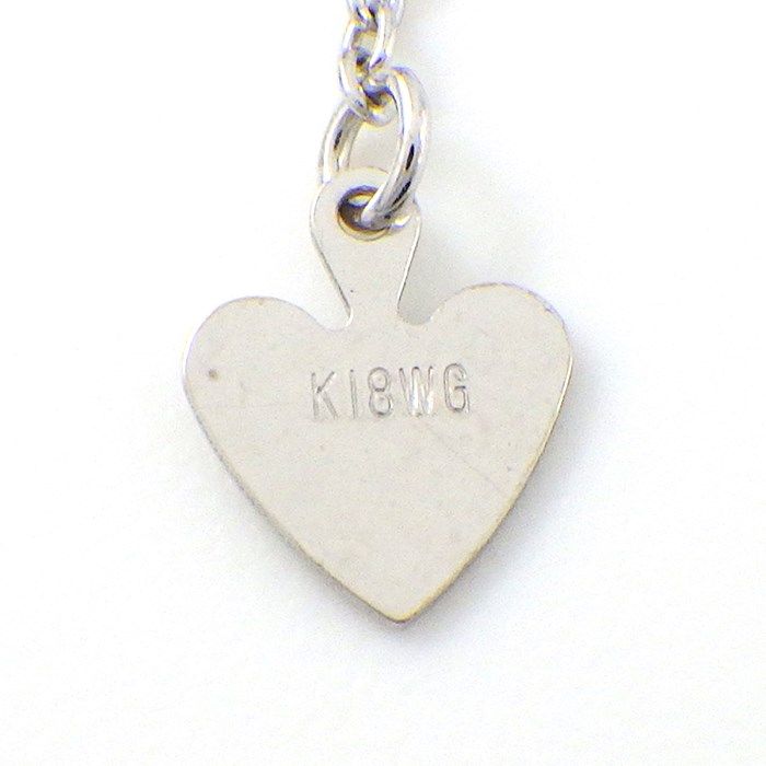 Exquisite Pink Diamond Cross Necklace in K18 White Gold