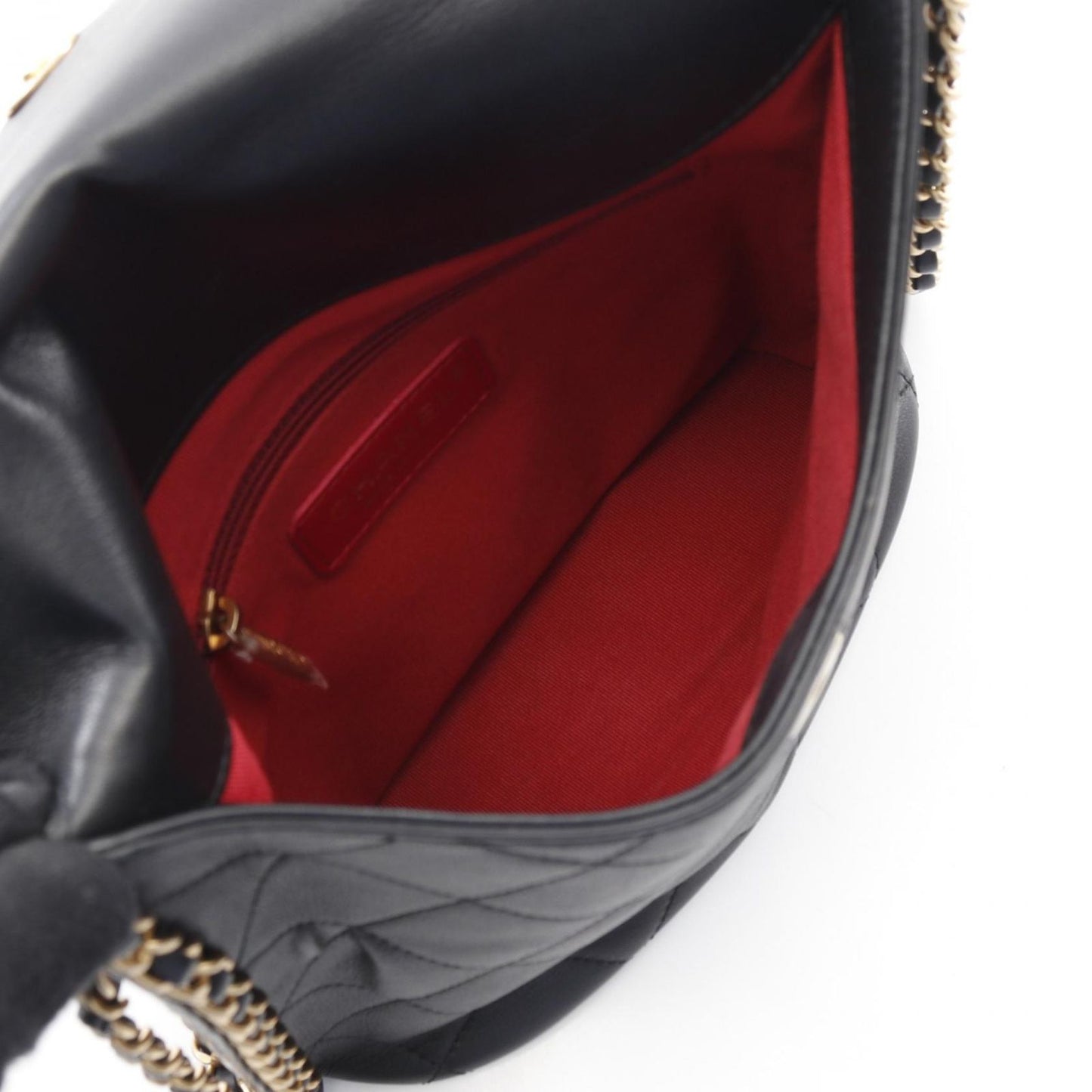 CHANEL Matelassé Shoulder Bag in Black Lambskin - Timeless Elegance