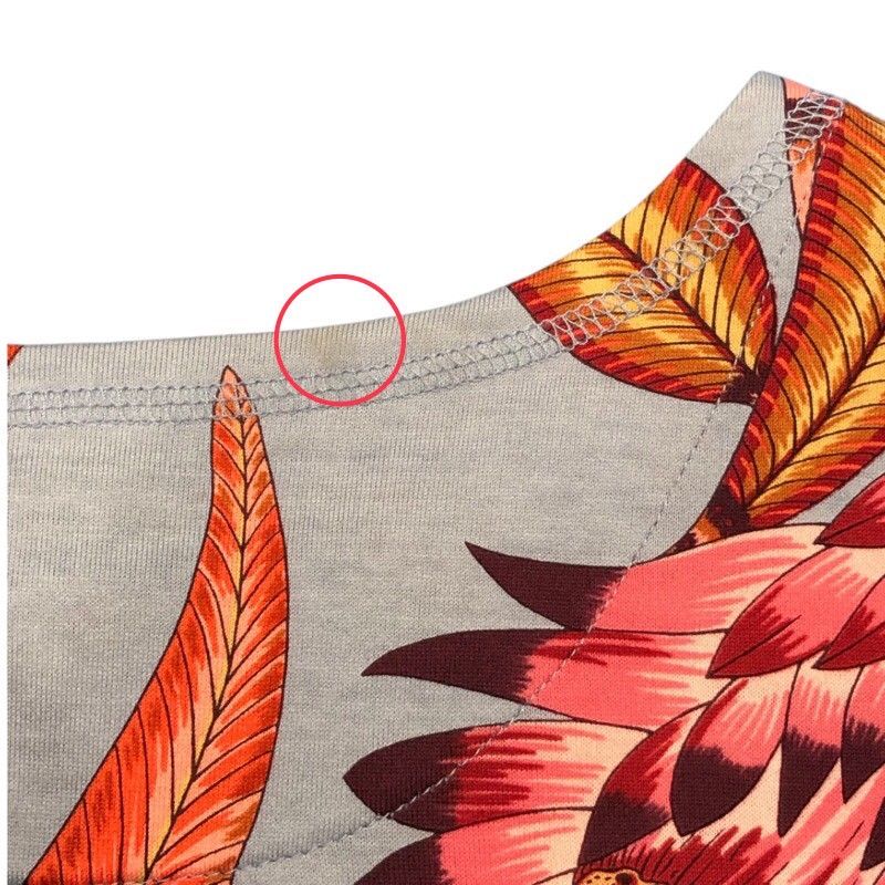 HERMES Signature Pattern Cotton T-Shirt for Women