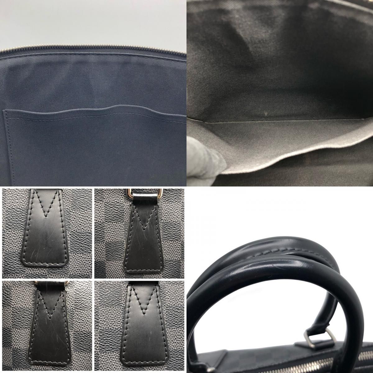 Louis Vuitton Porte-Documents Jour N48224 Graphite Damier Men's Shoulder Bag