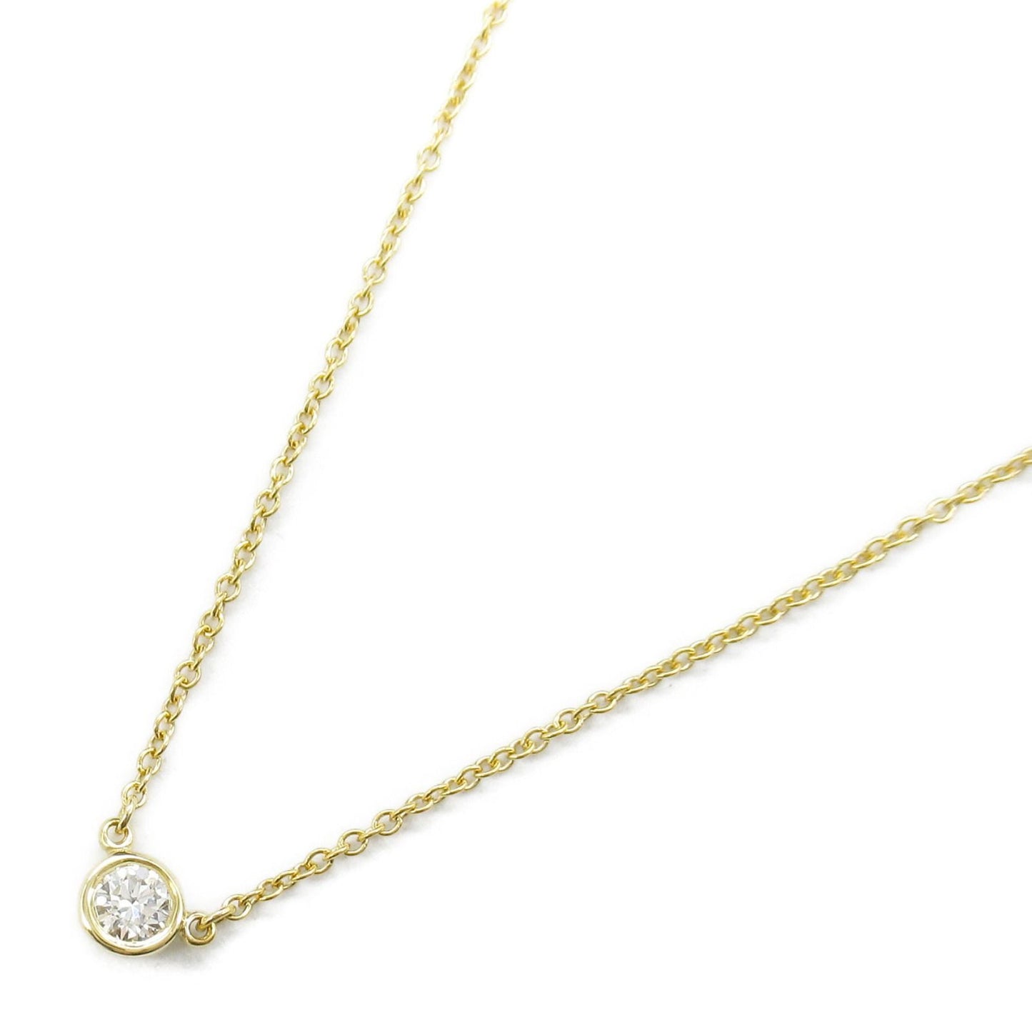 TIFFANY & CO. By the Yard Necklace in 18K Yellow Gold with Diamonds