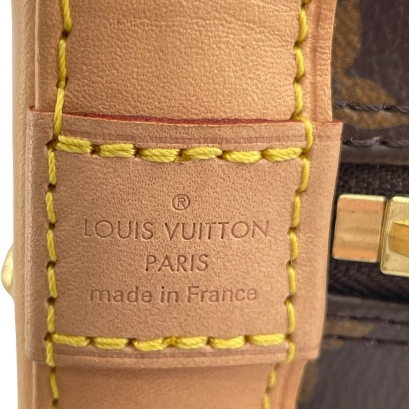 Louis Vuitton Alma BB Monogram Canvas Shoulder Bag - Brown
